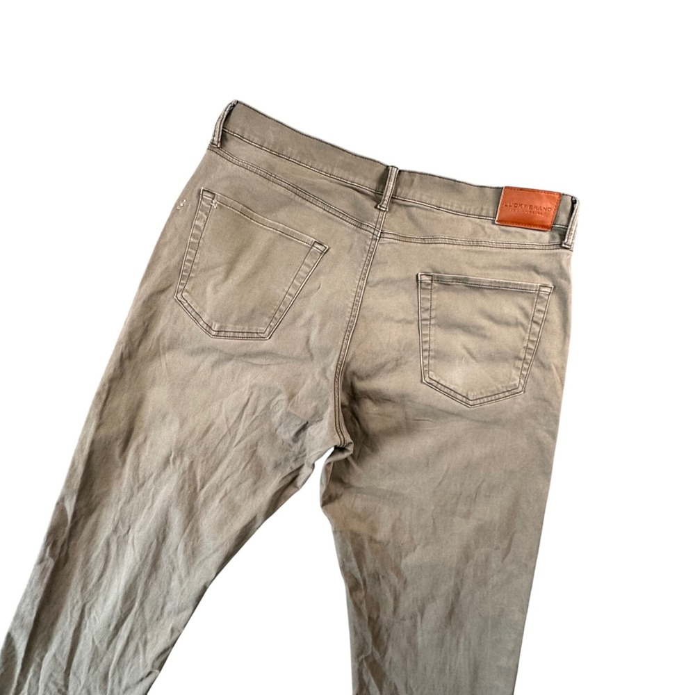 Lucky Brand 410 Mens‎ Athletic Slim Khaki Pants Stretch Minimalist Casual 40x30